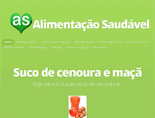 Tablet Screenshot of alimentacao-saudavel.com